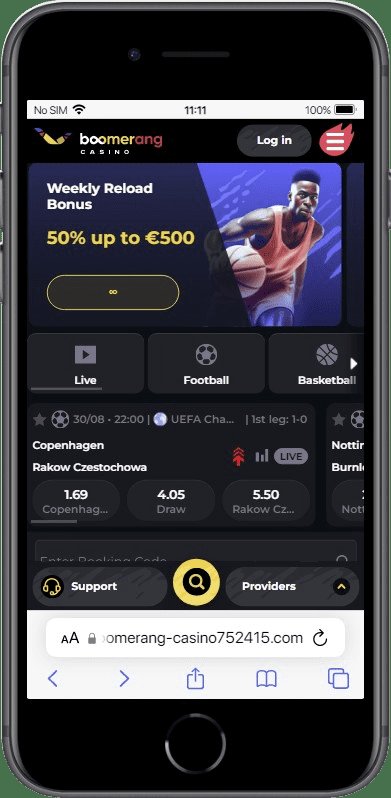 Slika: Boomerang casino: Izbiri za igralce iz Slovenije z raznimi bonusi